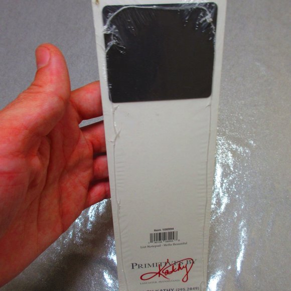 Hello Beautiful Notepad With Magnetic Back Primitives By Kathy - Picture 4 of 5